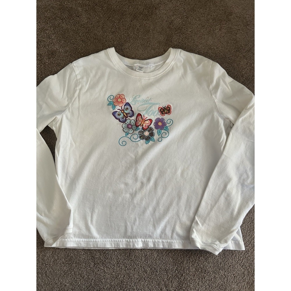 Y2K Limited Too Youth Girls Long Sleeve Shirt Size XXXL